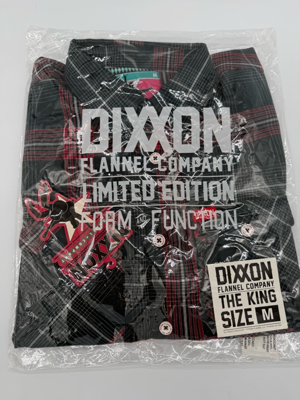 Limited edition sold out Dixxon flannel size m the king Elvis Presley tribute